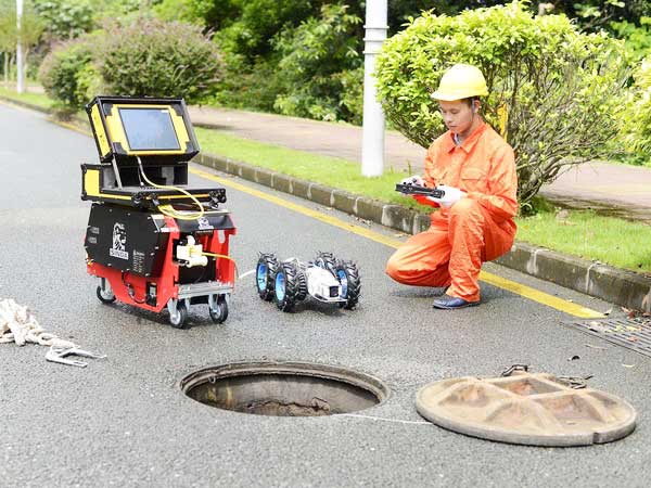 金波乡管道机器人检测